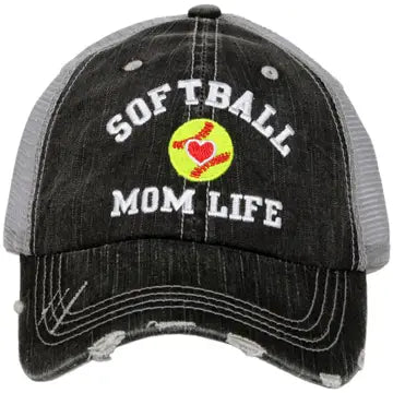 Various Softball Mom Hats