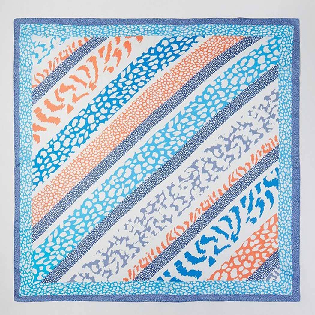 Abstract Leopard Print Bandana: COR