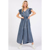 Washed Chambray Jumpsuit