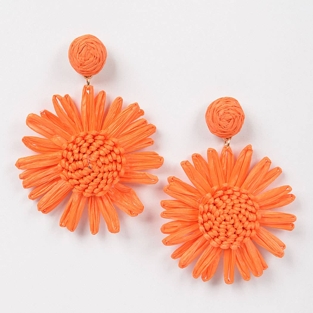 Turquoise Flower Earrings