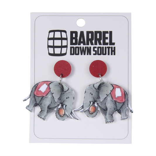 Elephant Acrylic Earrings