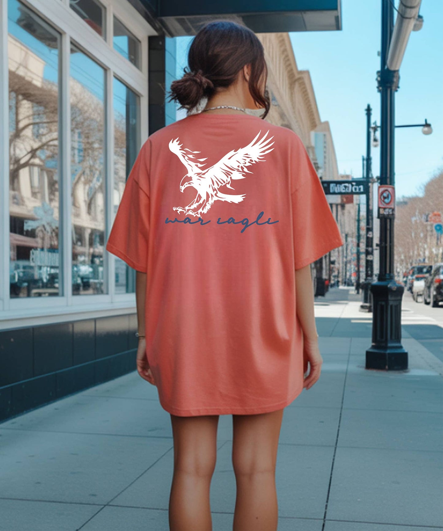 War Eagle Tee – Comfort Colors: Orange