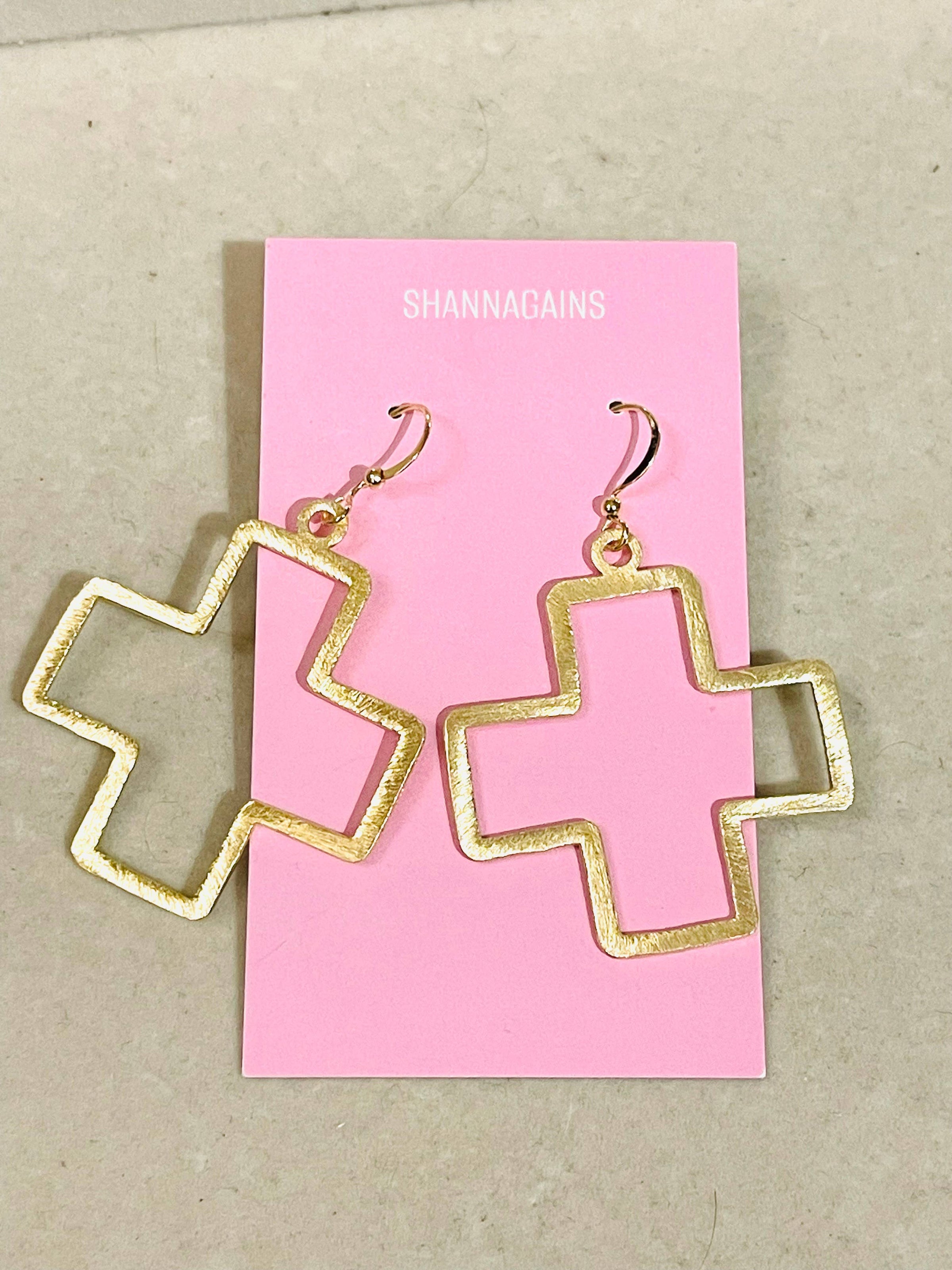 Cross Earrings 