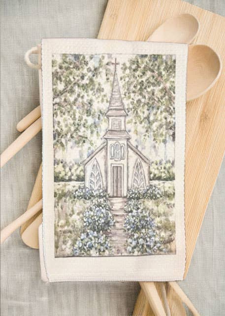 Floral Chapel Towel