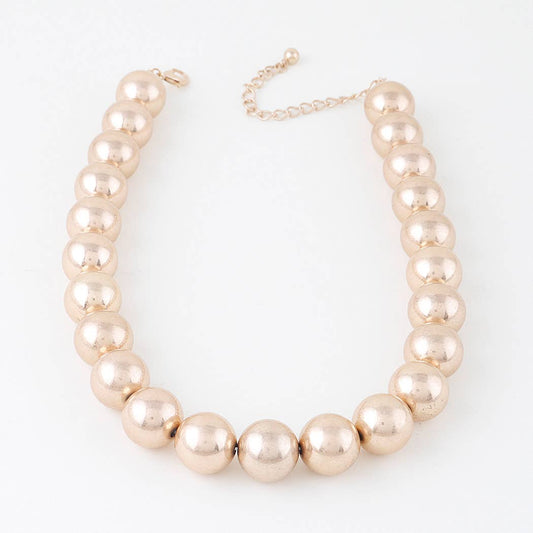 Stone Statement Bead Necklace