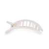 Round Flat Hair Clip | Large | Coconut White
