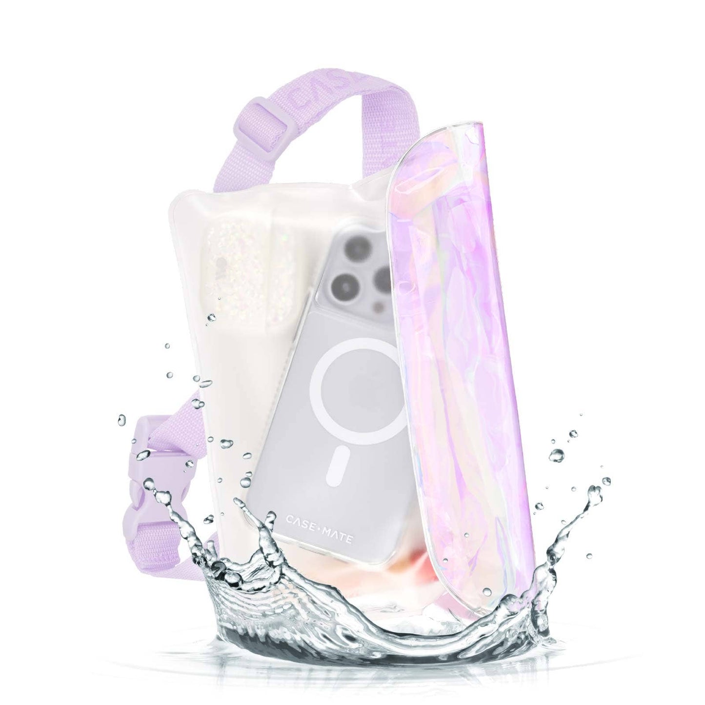 Case-Mate Waterproof Phone Belt Bag: Ballet Pink Bow