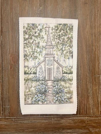 Floral Chapel Towel