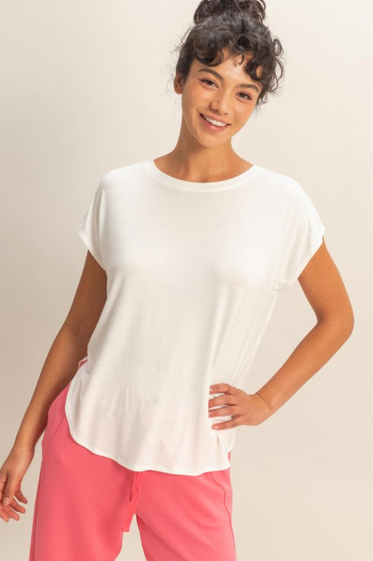 The Classic Chic Dolman Top Off White or Pink