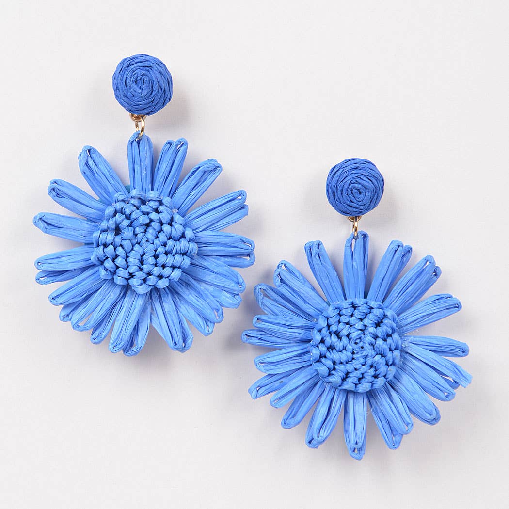 Turquoise Flower Earrings