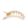 Round Flat Hair Clip | Medium | Almond Beige