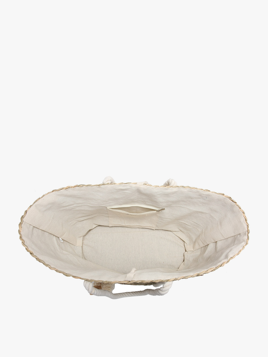 Tinsley Seagrass Tote w/ Rope Handles