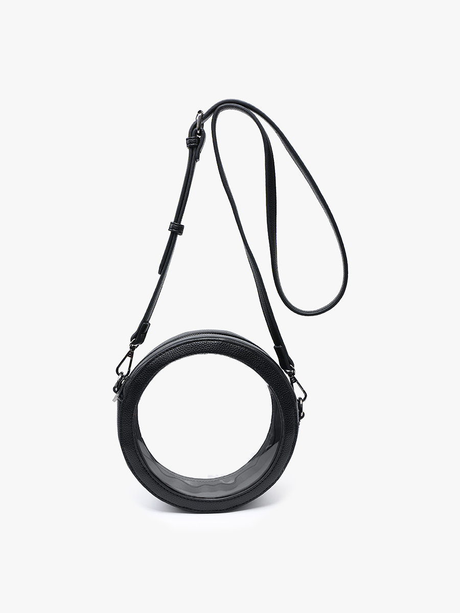 Lilibet Clear Circular Crossbody Bag Two Colors