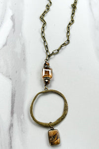 Long Sicily Necklace Jasper