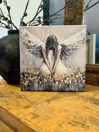 Angel Wildflowers Canvas: 8x8