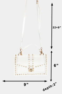 Clear Rhinestone Bag