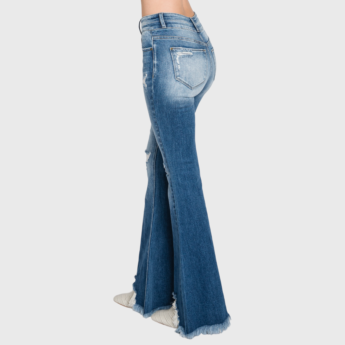 Petra High Rise Super Flare Denim