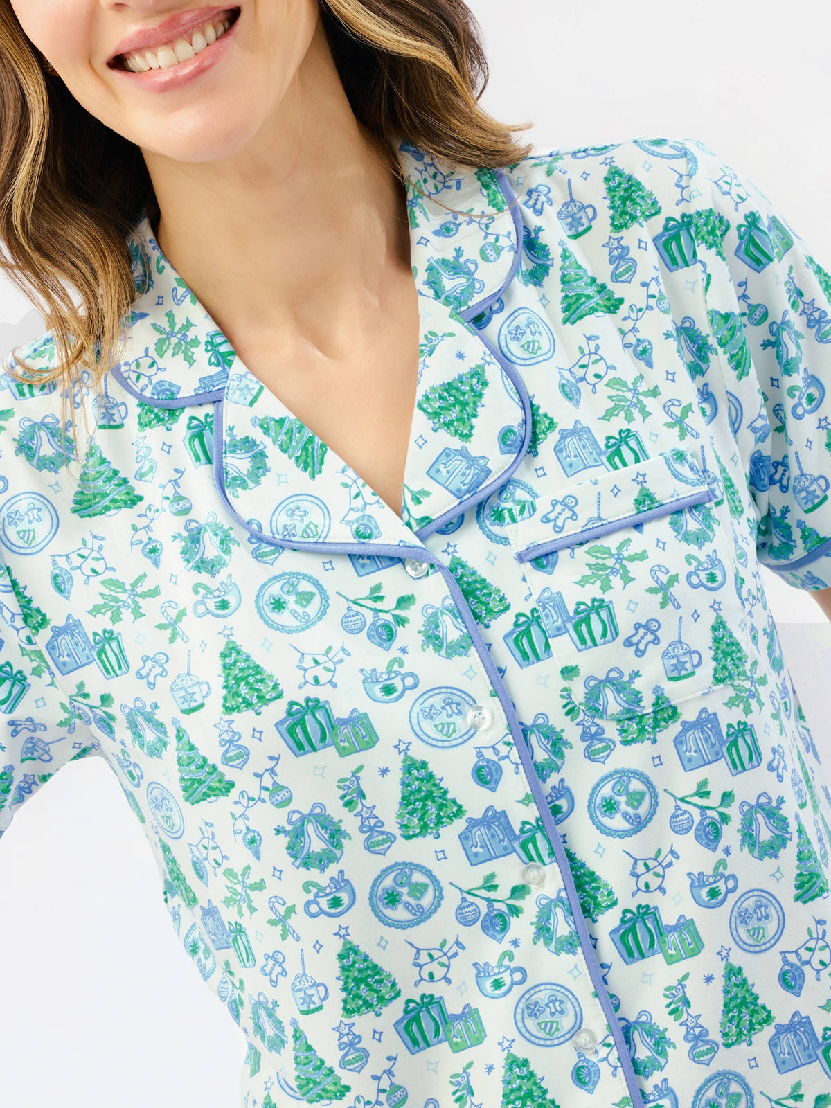 Mary Square Charlotte Pajama Set