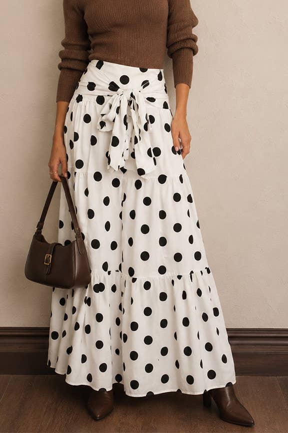 Chic in Dots Pants Two Colors!