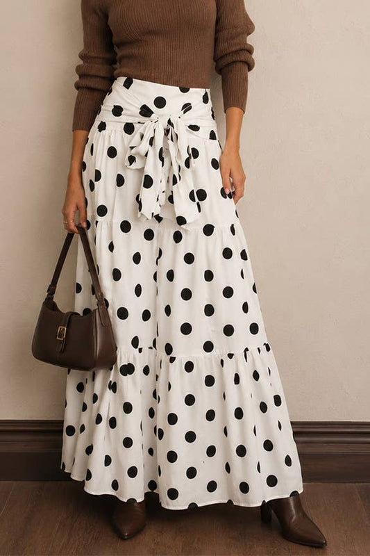 Chic in Dots Pants Two Colors!