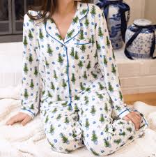 Mary Square Festive Pajama Set