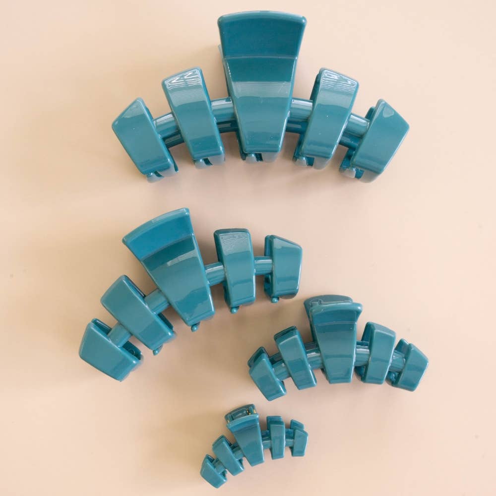 Classic | Teal With It | Medium | Claw Clip