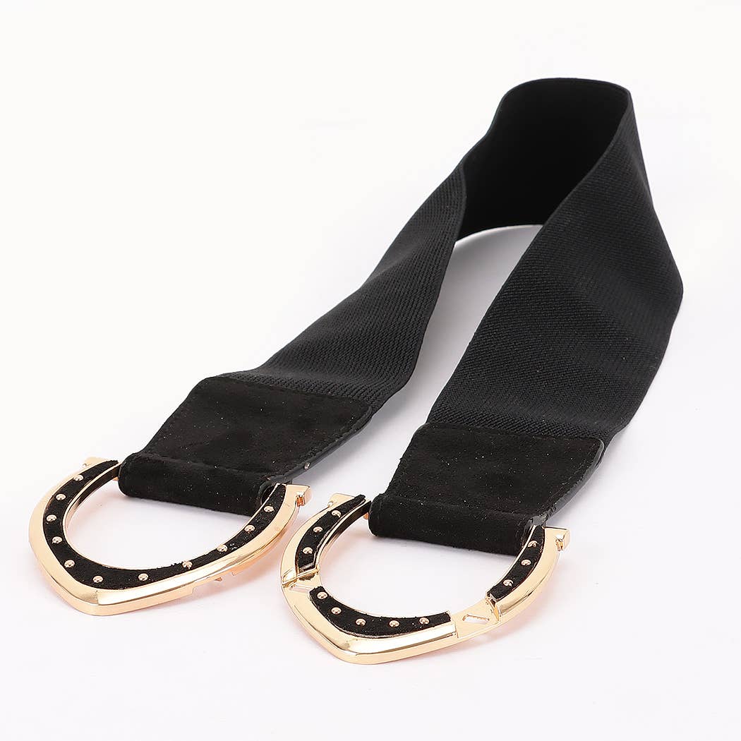 Interlocking Buckle Wide Belt: CM