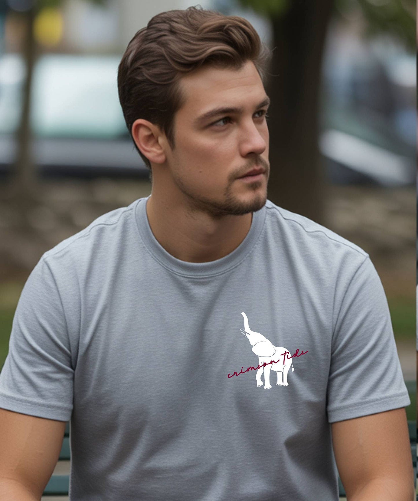 Elephant Graphic Tee | Comfort Colors® | Granite : Gray