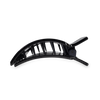 Square Flat Hair Clip | Med. | Jet Black