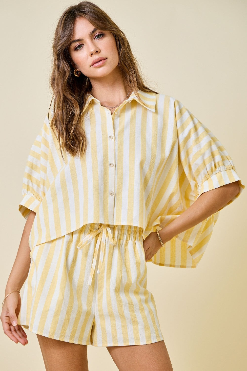 Lemon Drop Stripe Set