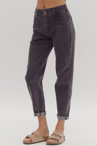 Sally Black Denim Pants