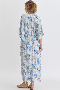 Floral V-Neck Maxi Dress