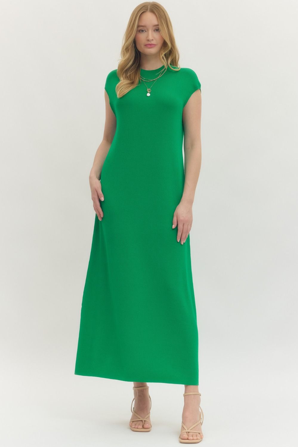 Emerald Ease Maxi Dress
