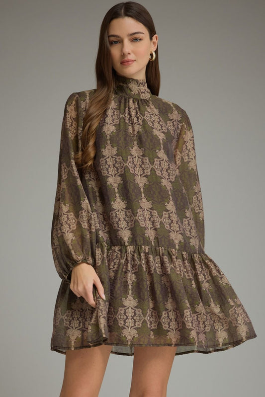 Olive Whimsy Dress