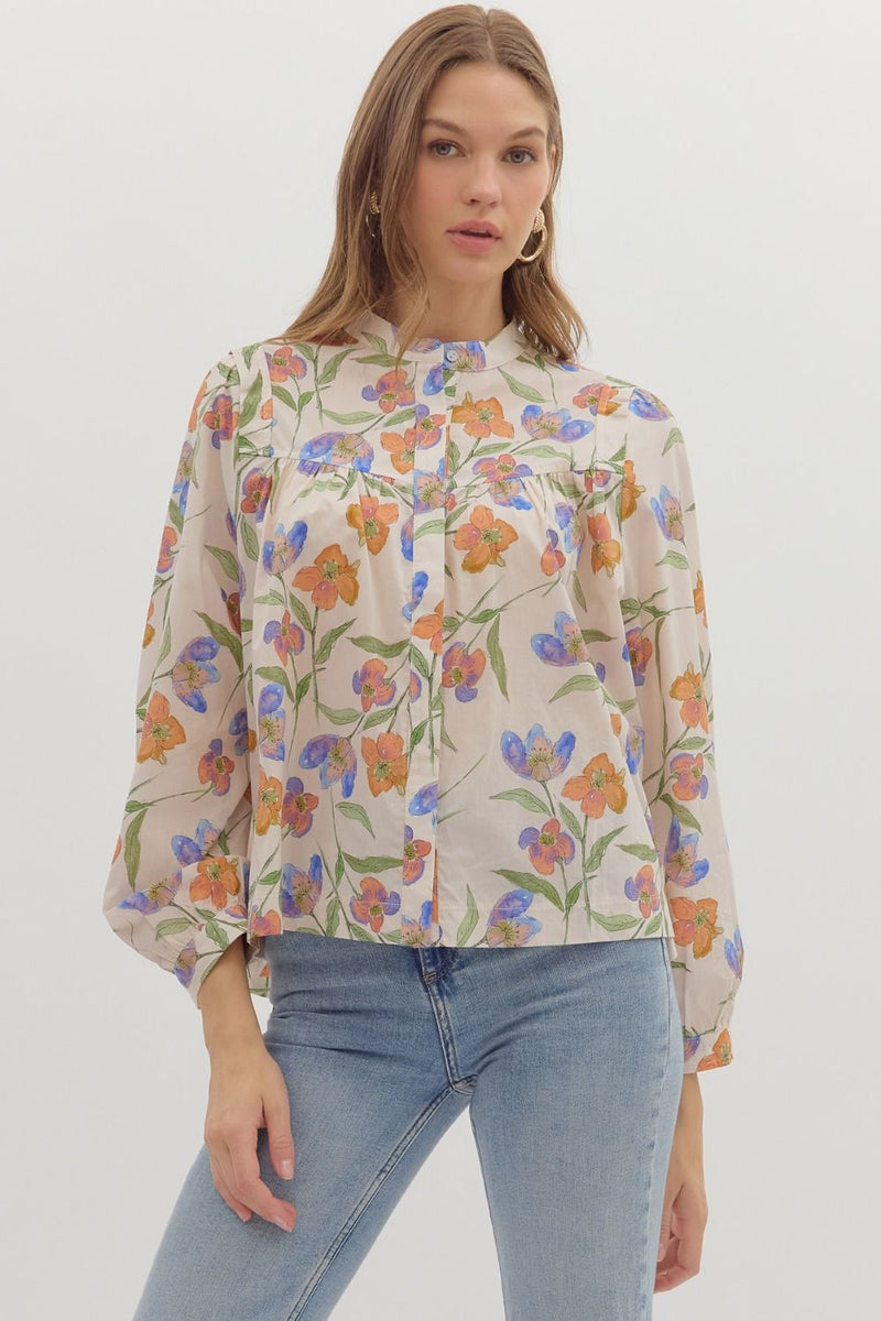 Vintage Bloom Blouse