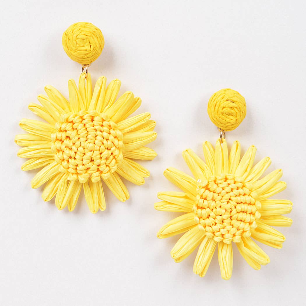 Turquoise Flower Earrings