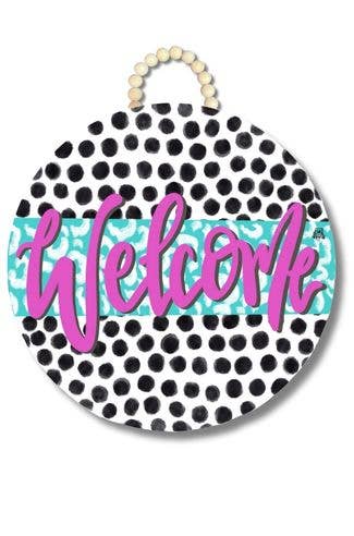Zoey "Welcome" Large Hanger