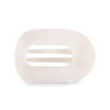 Round Flat Hair Clip | Large | Coconut White