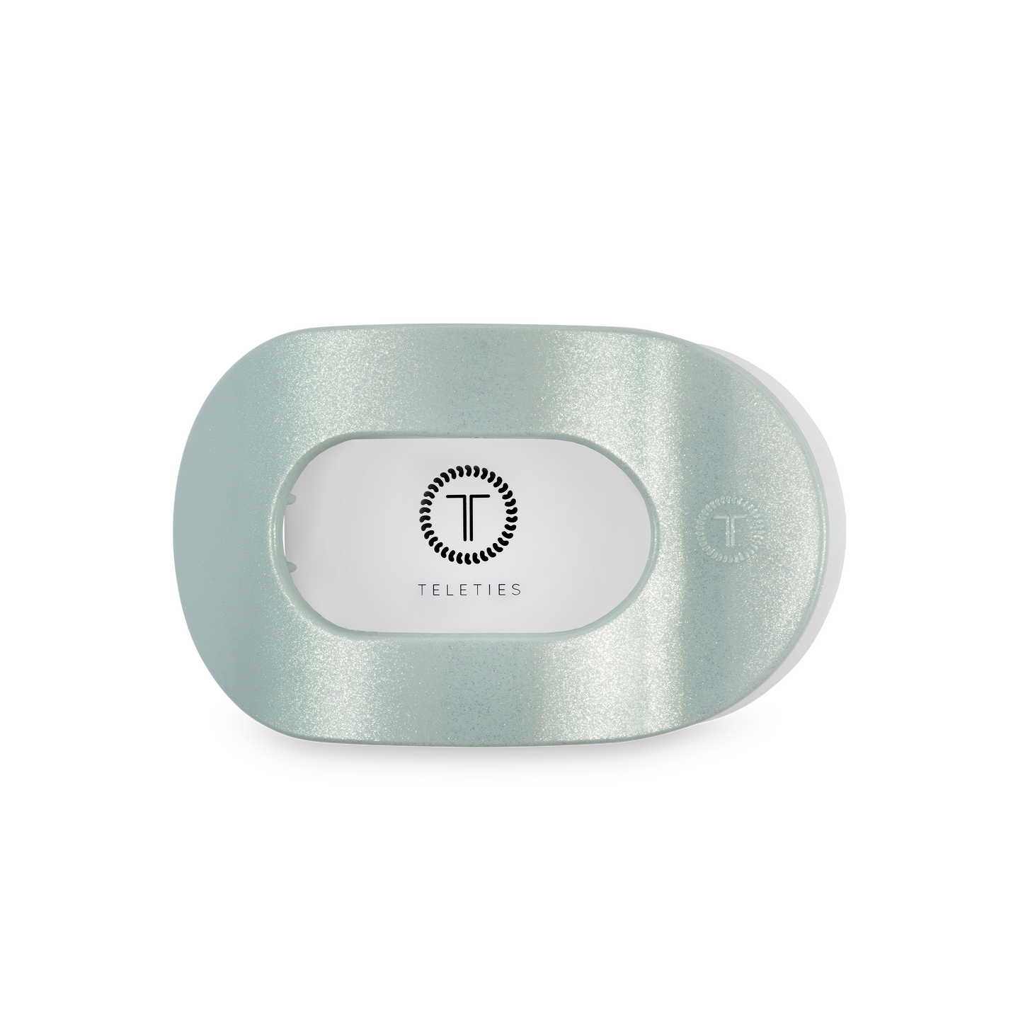 Flat Round Hair Clip | Medium | Dew Drop