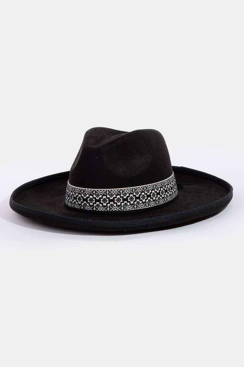 Black Boho Hat