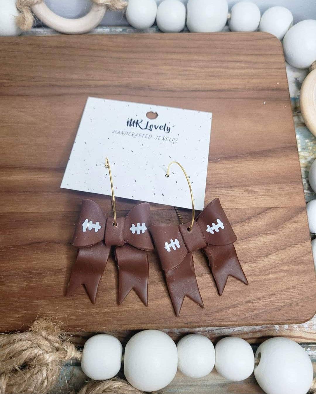 Big Bow Football Hoops