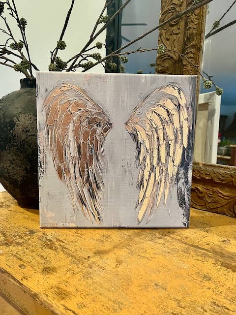 Angel Wings Canvas: 8x8