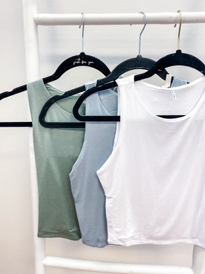High Neck Tank Many Colors!