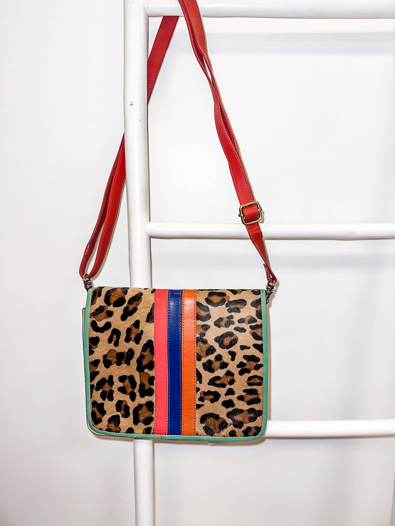 Landry Leather and Hair on Hide Messenger Crossbody Many Styles!